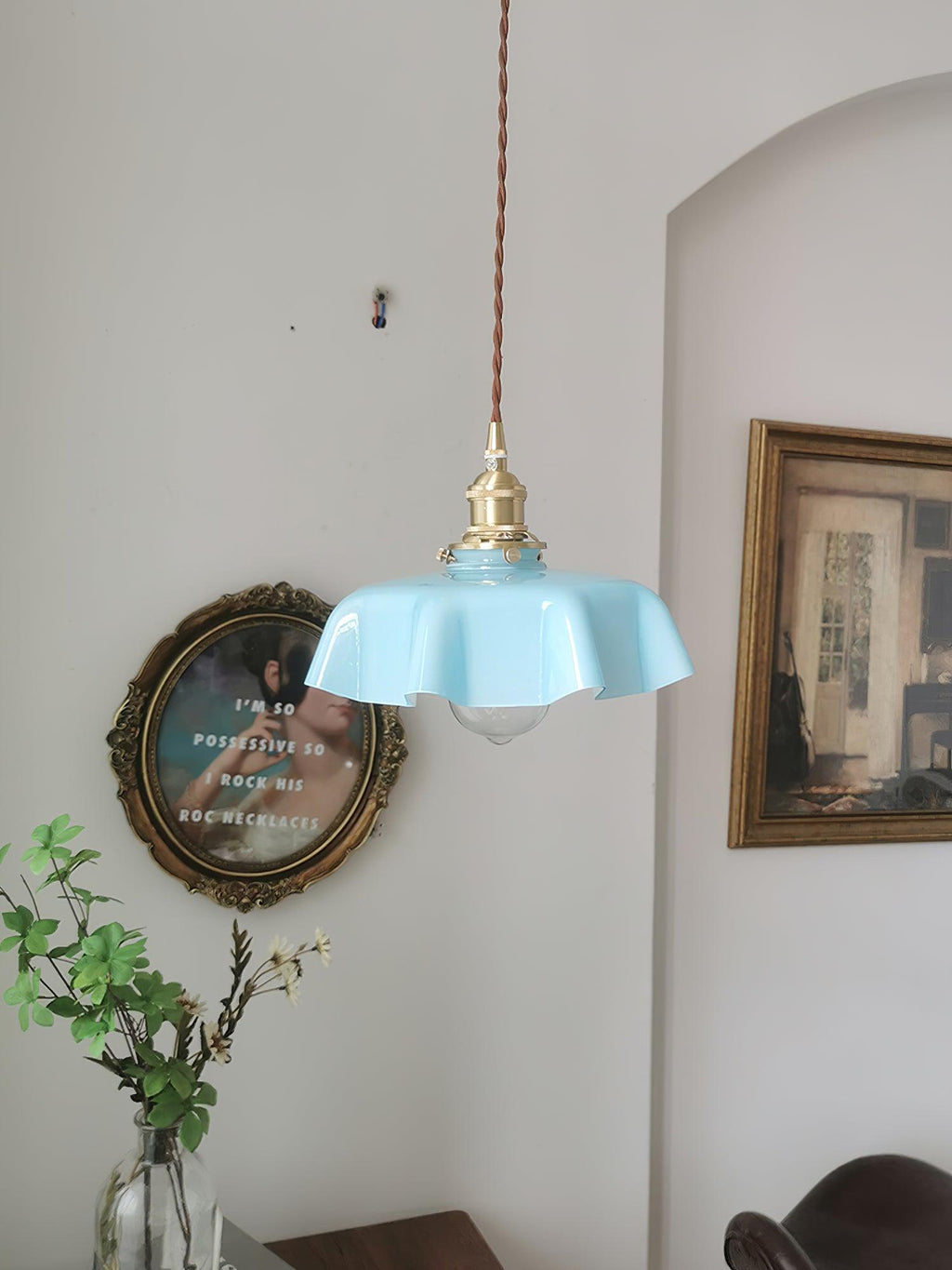 Darrowiel Glass Pendant Light-Moonnatur