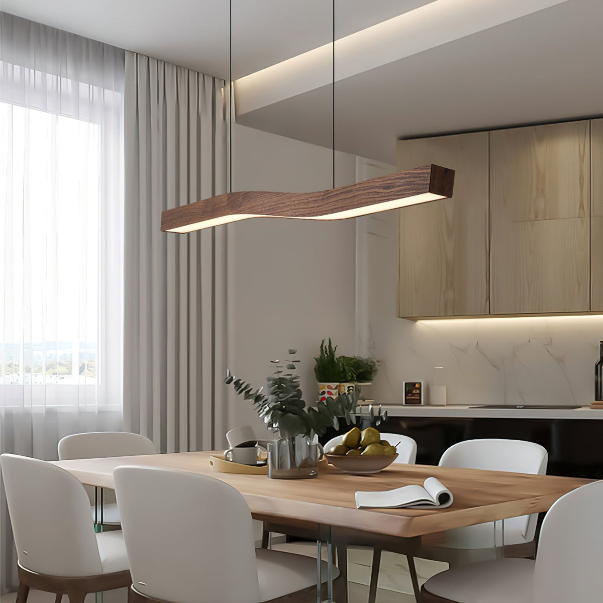 Inveris Acrylic Pendant Light-Moonnatur