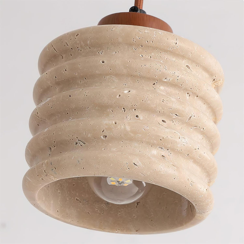Yardenrose Travertine Pendant Light-Moonnatur