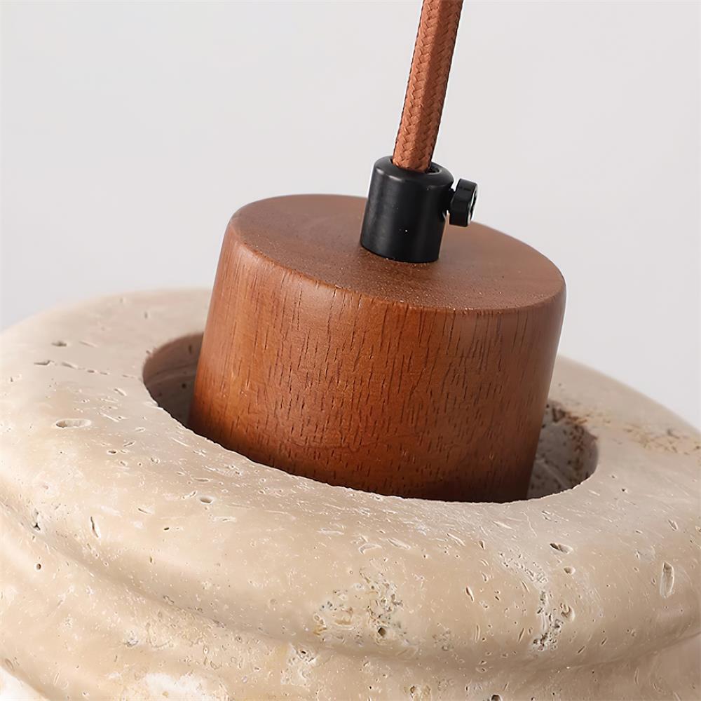 Yardenrose Travertine Pendant Light-Moonnatur