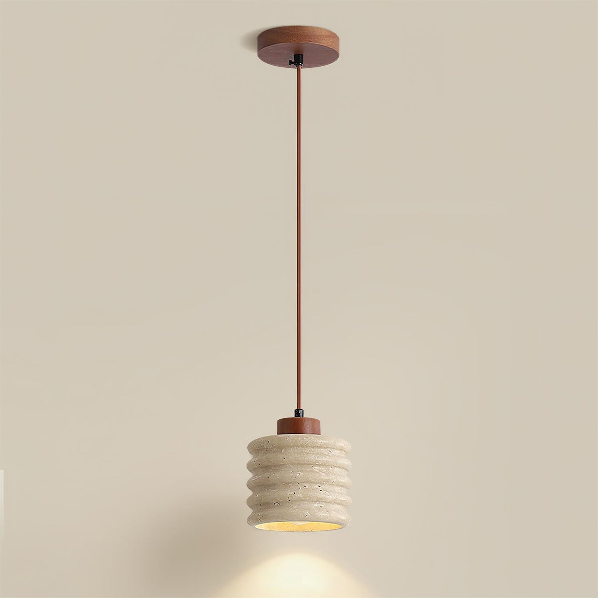 Yardenrose Travertine Pendant Light-Moonnatur