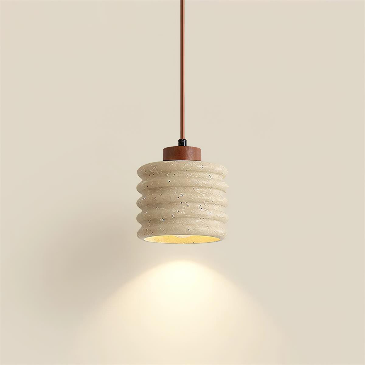 Yardenrose Travertine Pendant Light-Moonnatur