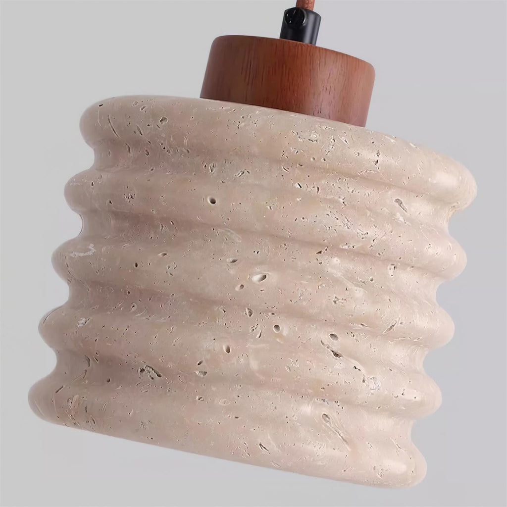 Yardenrose Travertine Pendant Light-Moonnatur