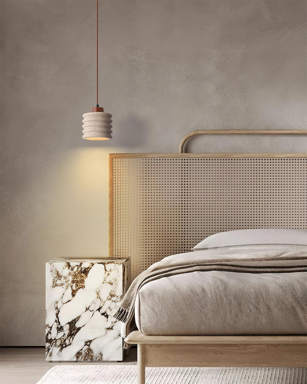 Yardenrose Travertine Pendant Light-Moonnatur