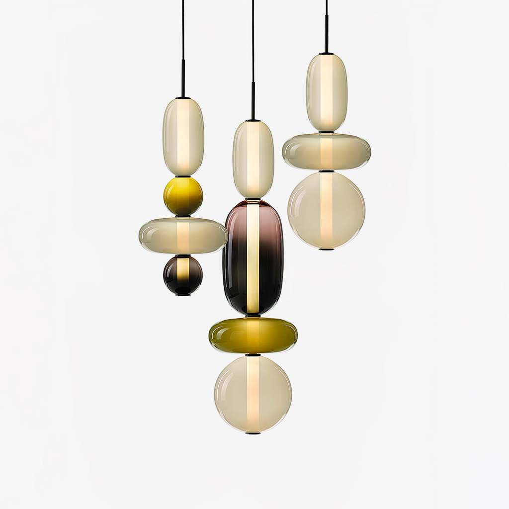 Hresalia Glass Pendant Light-Moonnatur