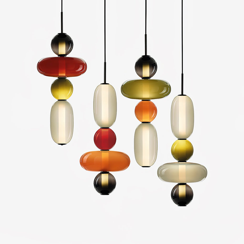 Hresalia Glass Pendant Light-Moonnatur