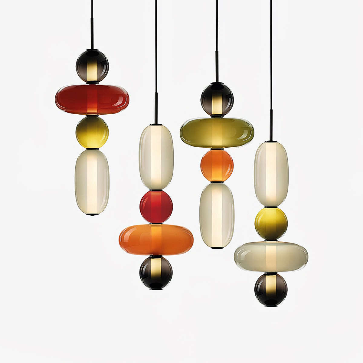 Hresalia Glass Pendant Light-Moonnatur