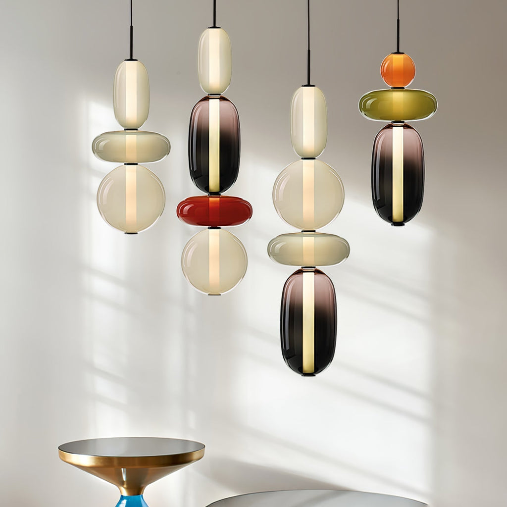 Hresalia Glass Pendant Light-Moonnatur