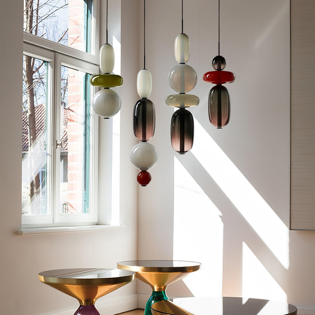 Hresalia Glass Pendant Light-Moonnatur
