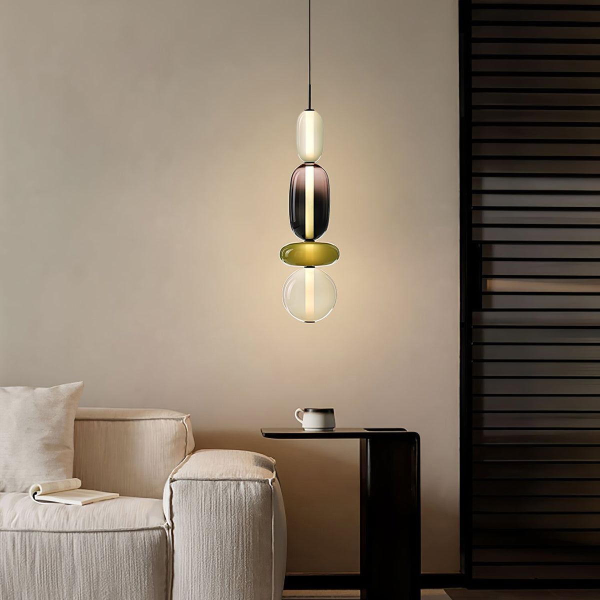 Hresalia Glass Pendant Light-Moonnatur