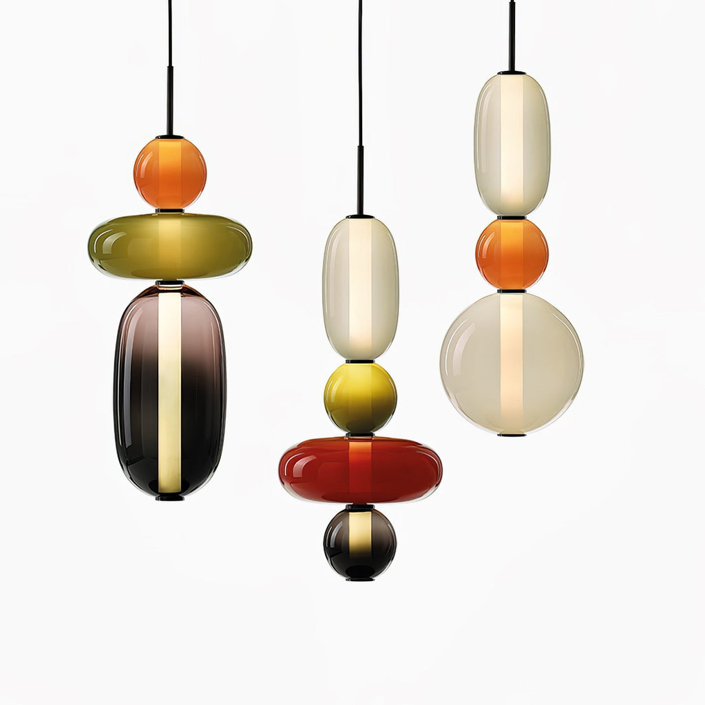 Hresalia Glass Pendant Light-Moonnatur