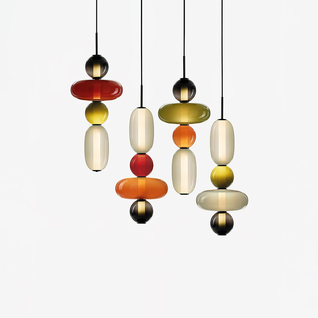 Hresalia Glass Pendant Light-Moonnatur
