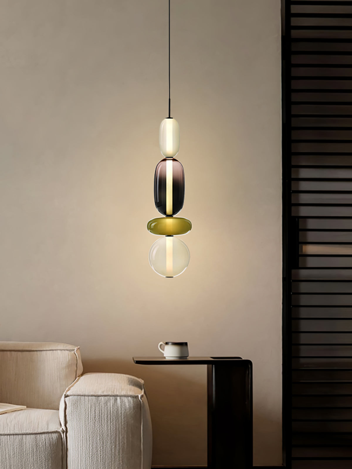 Hresalia Glass Pendant Light-Moonnatur