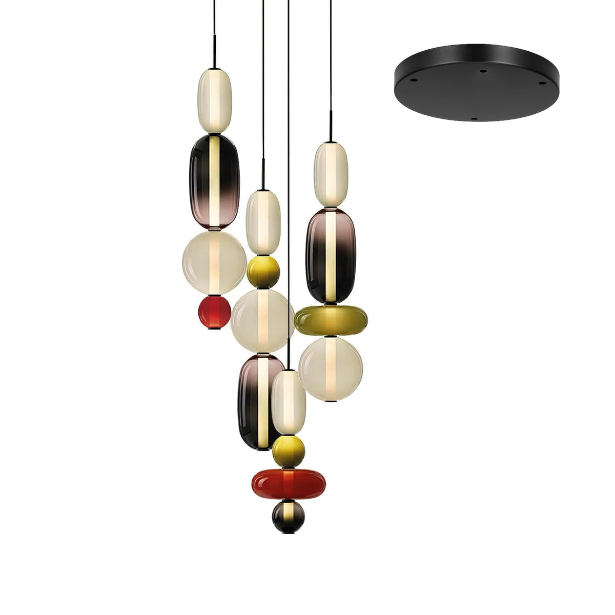Hresalia Glass Pendant Light-Moonnatur