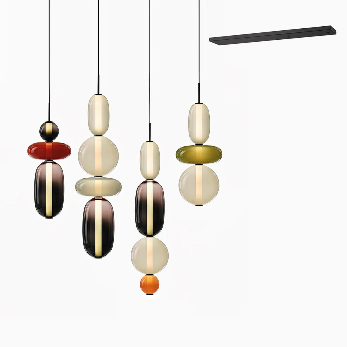 Hresalia Glass Pendant Light-Moonnatur