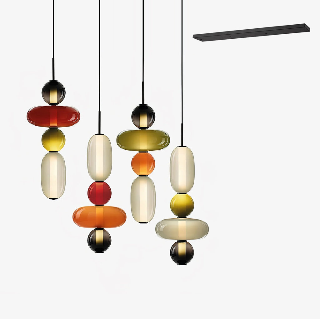 Hresalia Glass Pendant Light-Moonnatur