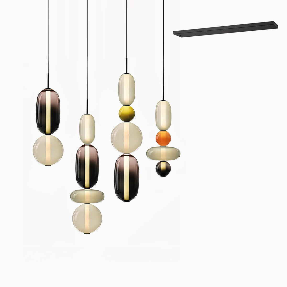Hresalia Glass Pendant Light-Moonnatur