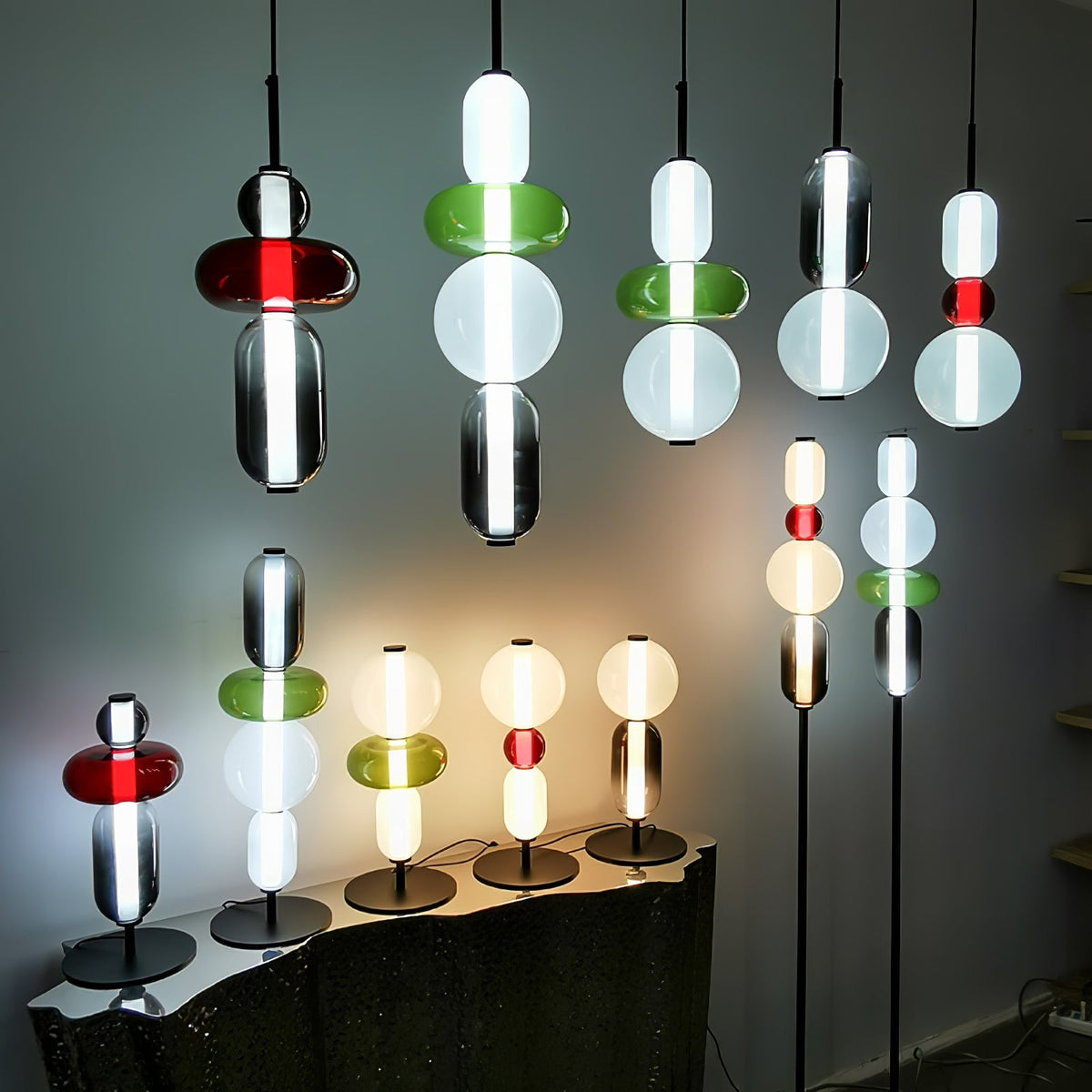 Celynena Glass Pendant Light-Moonnatur