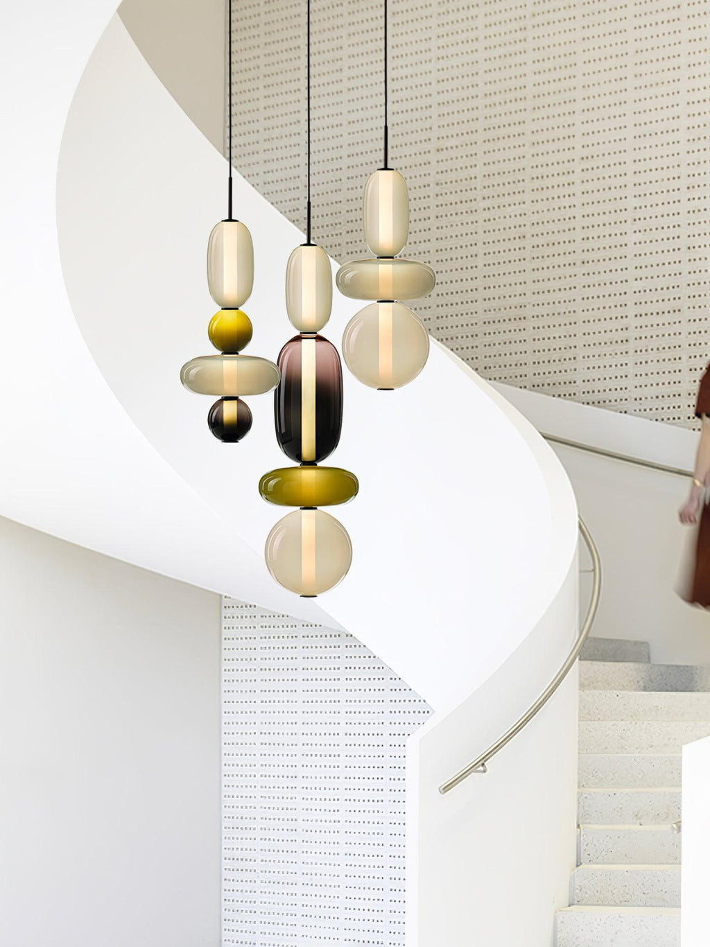 Celynena Glass Pendant Light-Moonnatur