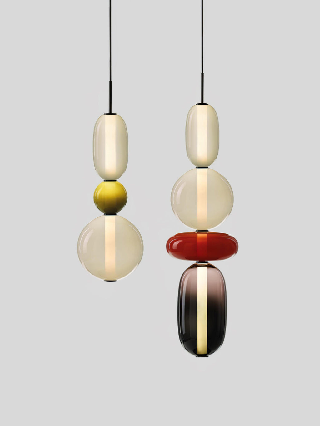 Hresalia Glass Pendant Light-Moonnatur