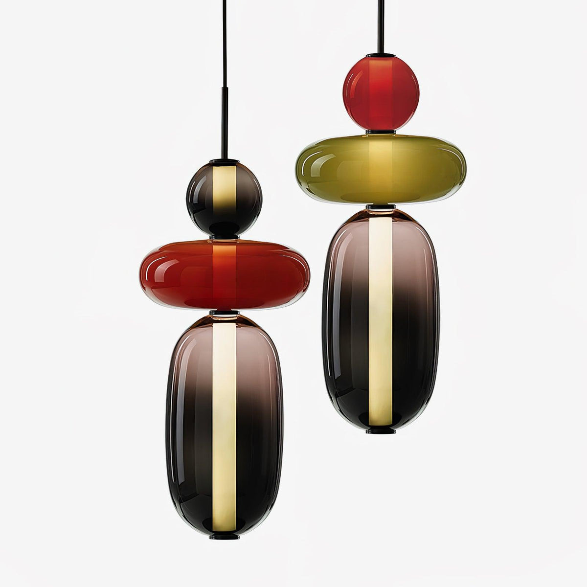 Hresalia Glass Pendant Light-Moonnatur