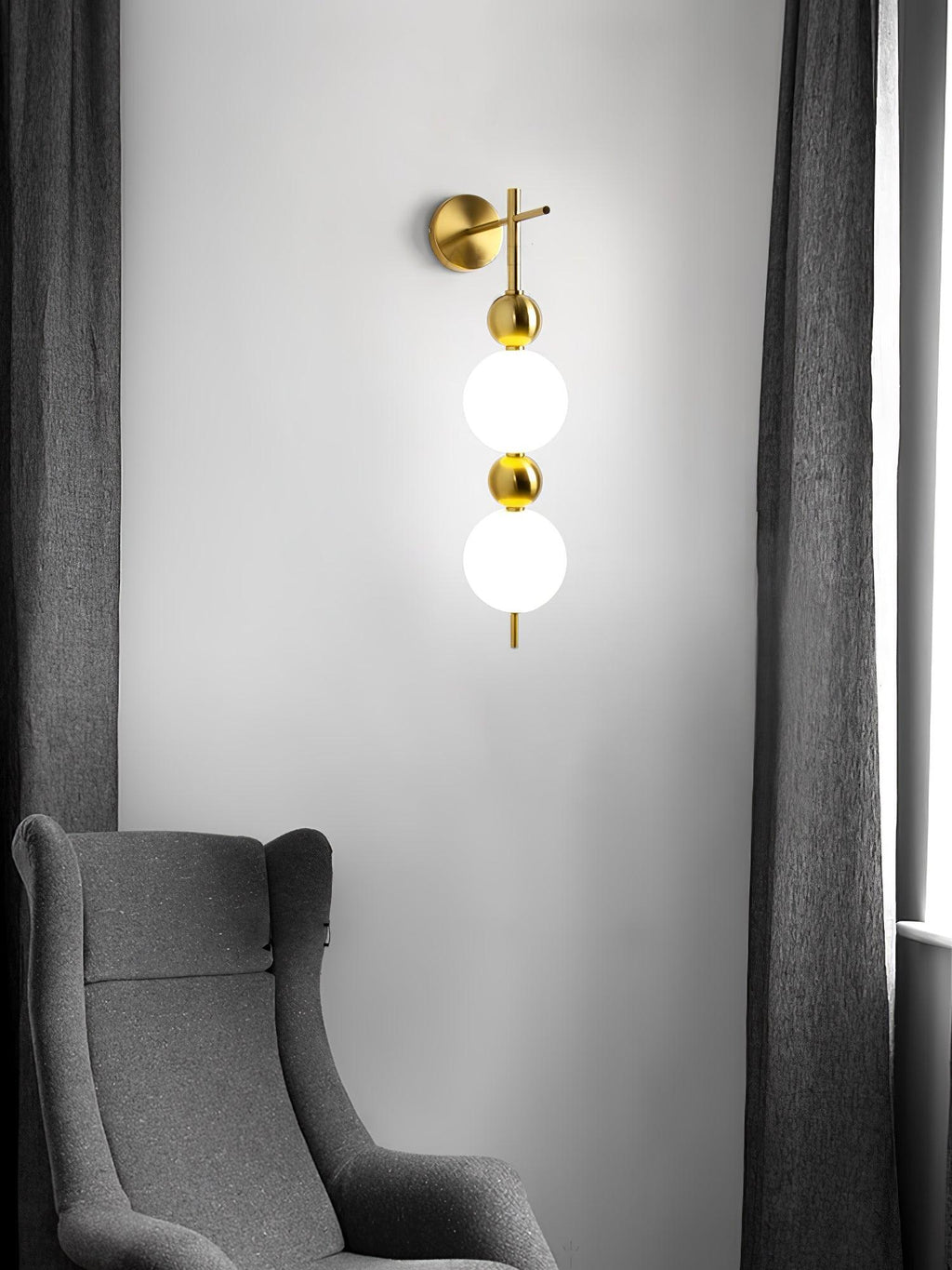 Kestenna Acrylic Wall Light-Moonnatur