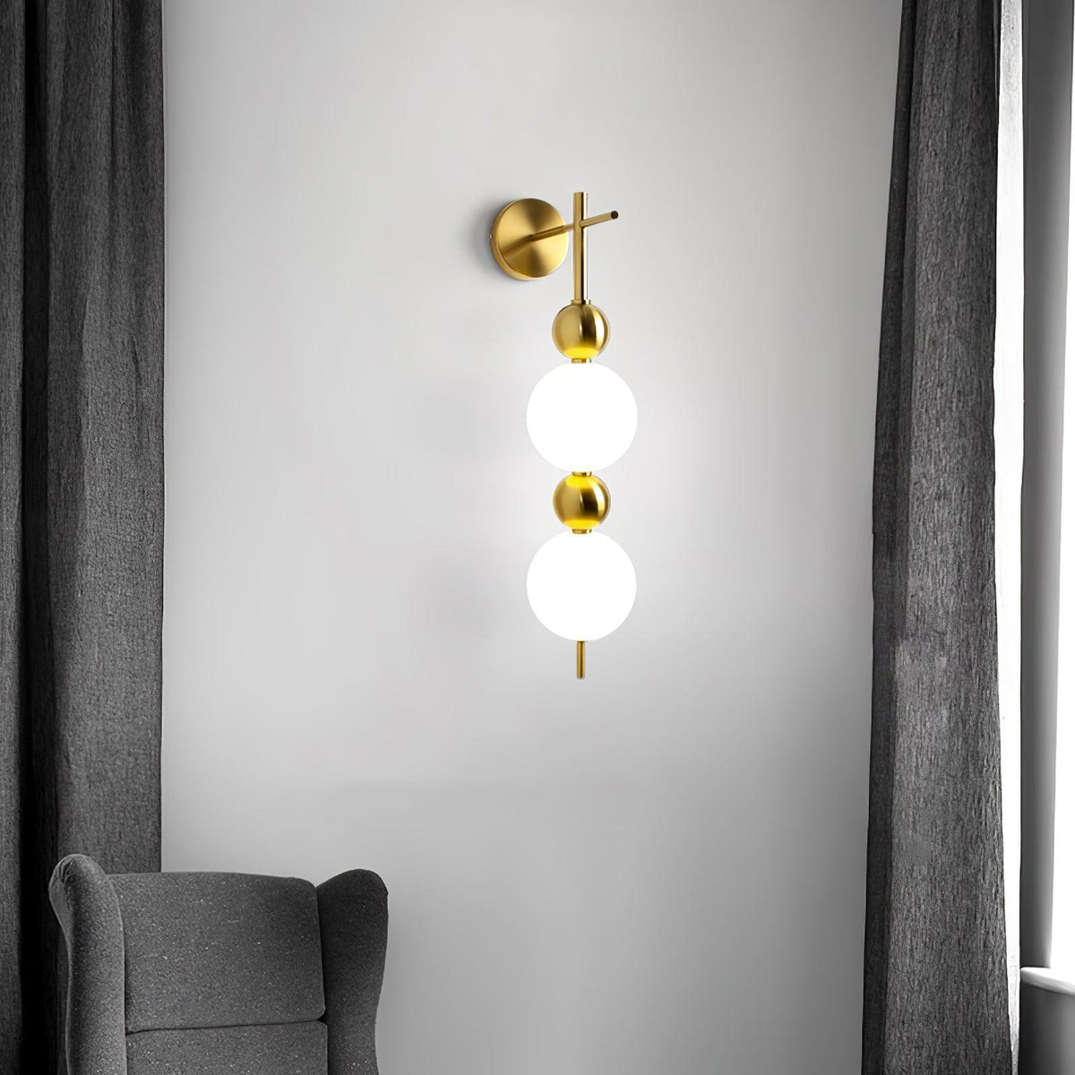 Kestenna Acrylic Wall Light-Moonnatur