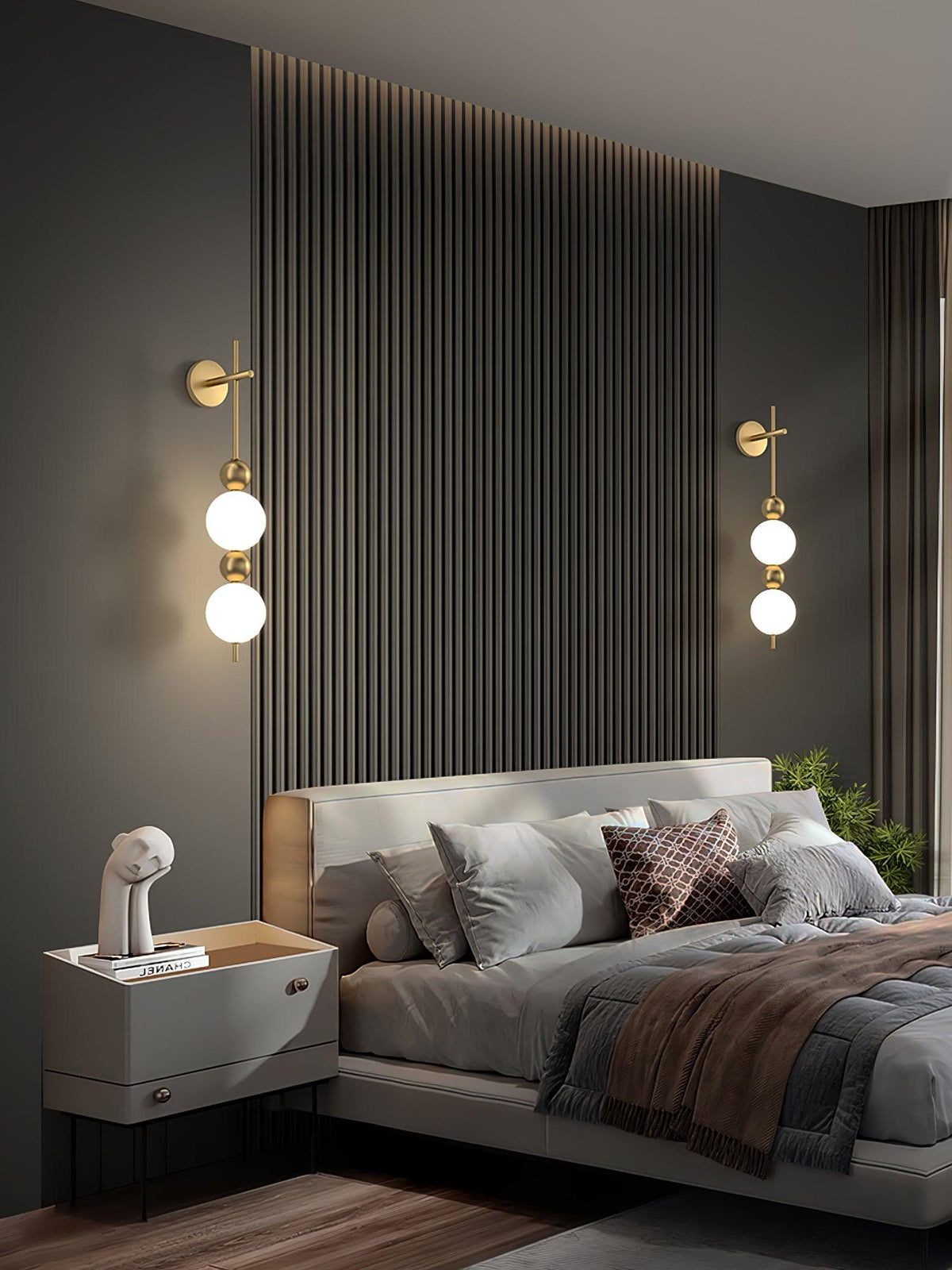 Kestenna Acrylic Wall Light-Moonnatur