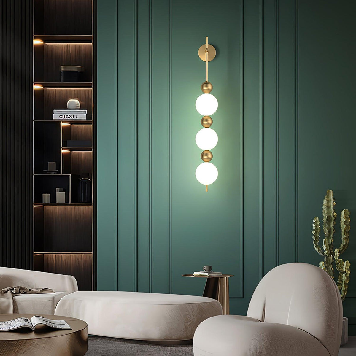 Kestenna Acrylic Wall Light-Moonnatur