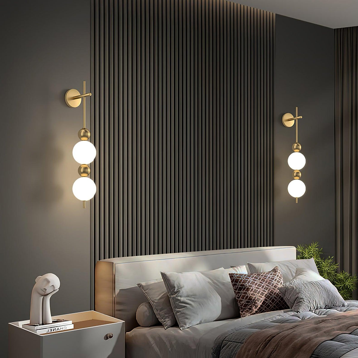 Kestenna Acrylic Wall Light-Moonnatur