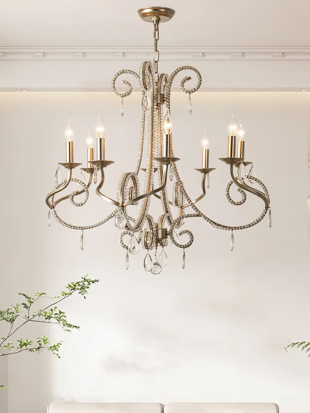 Adairis Crystal Chandelier-Moonnatur
