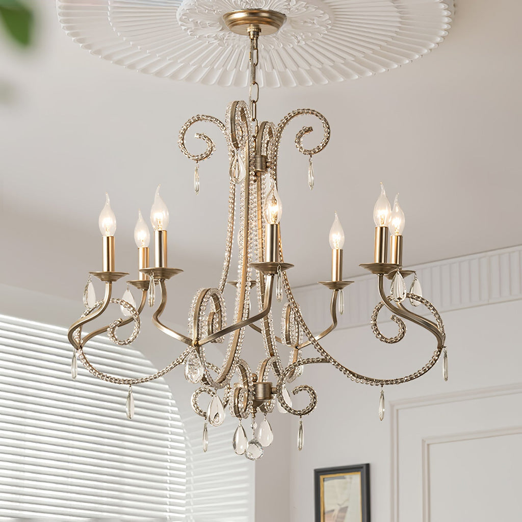Adairis Crystal Chandelier-Moonnatur