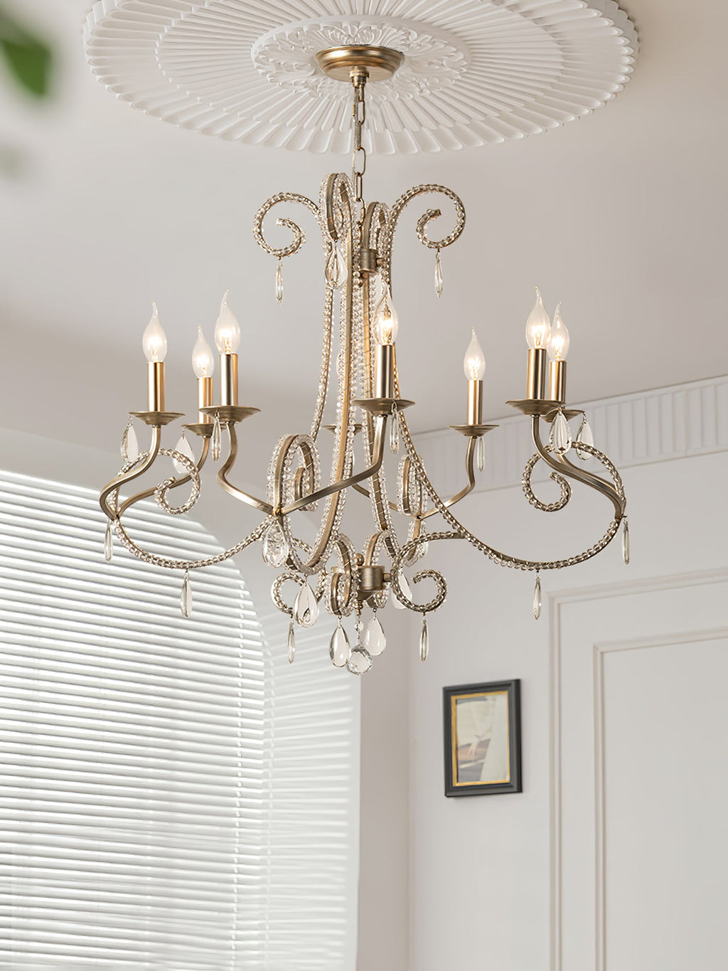 Adairis Crystal Chandelier-Moonnatur