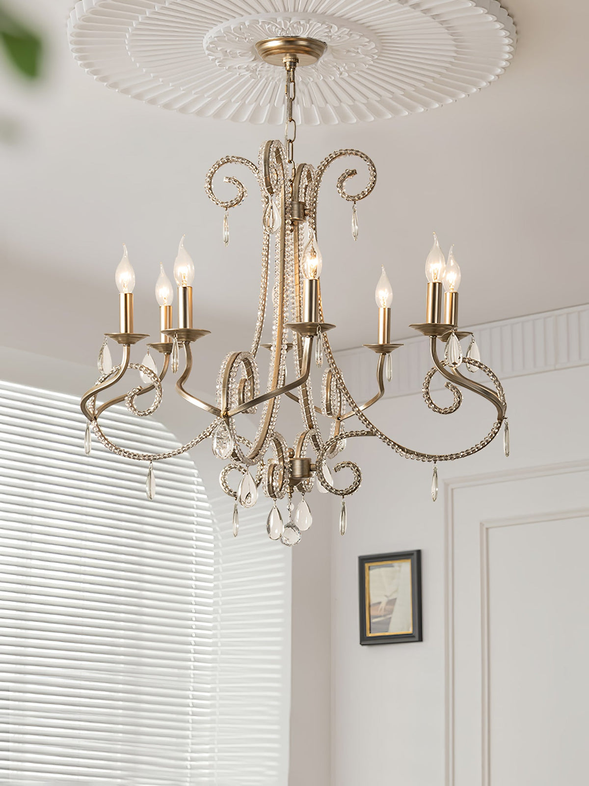 Adairis Crystal Chandelier-Moonnatur