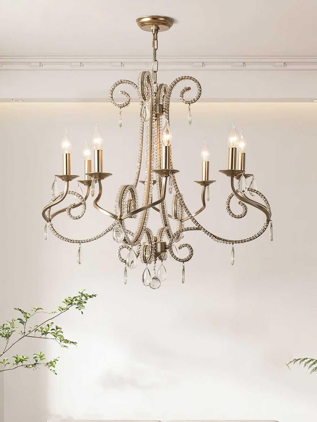Adairis Crystal Chandelier-Moonnatur