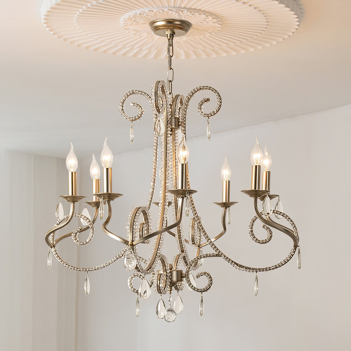 Adairis Crystal Chandelier-Moonnatur