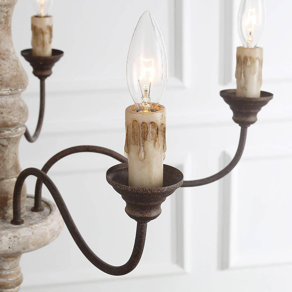 Maelaria Wood Chandelier-Moonnatur