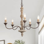 Maelaria Wood Chandelier-Moonnatur