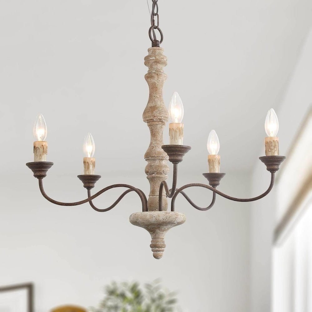 Maelaria Wood Chandelier-Moonnatur