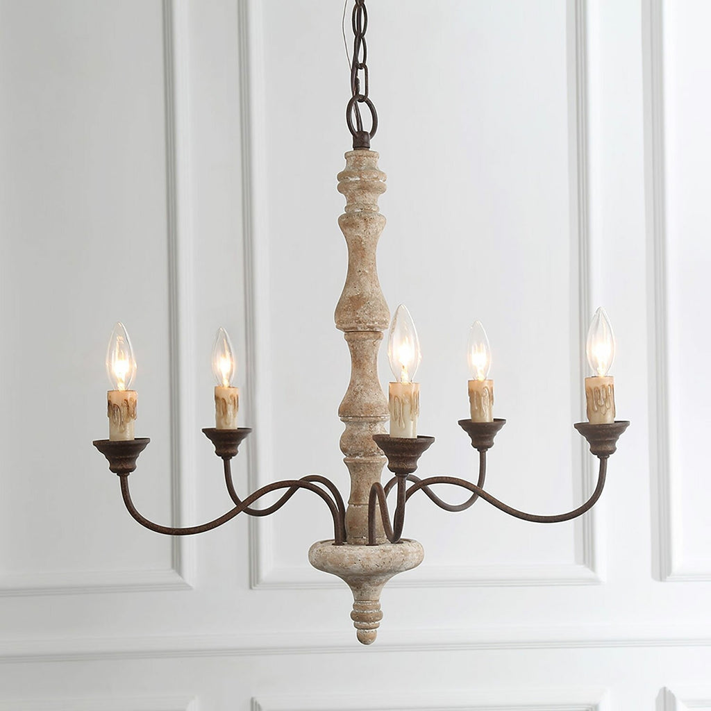 Maelaria Wood Chandelier-Moonnatur