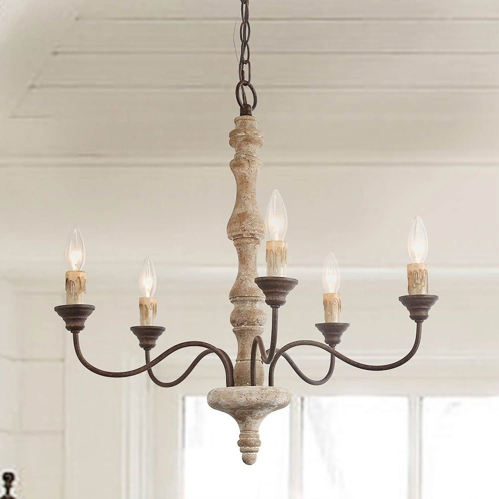 Maelaria Wood Chandelier-Moonnatur