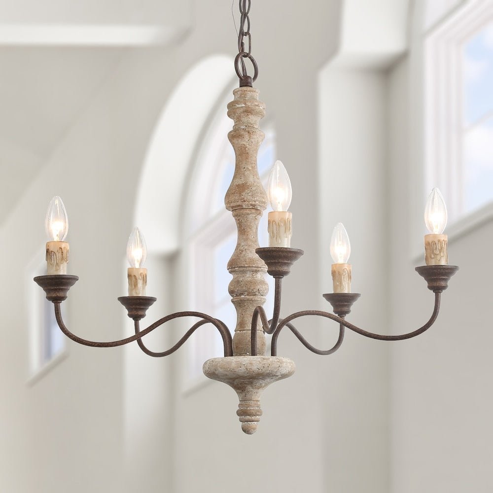 Maelaria Wood Chandelier-Moonnatur