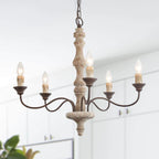 Maelaria Wood Chandelier-Moonnatur