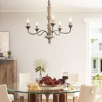 Maelaria Wood Chandelier-Moonnatur