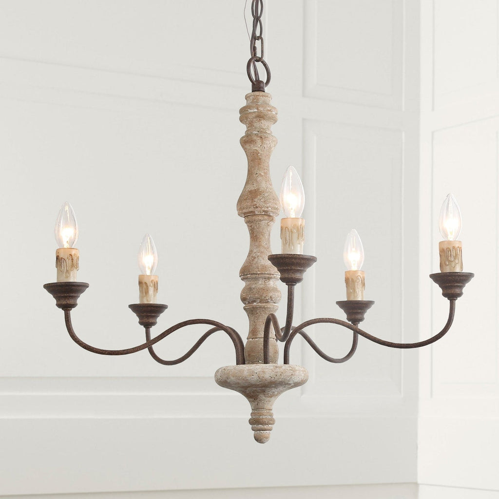 Maelaria Wood Chandelier-Moonnatur