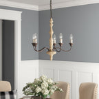 Maelaria Wood Chandelier-Moonnatur