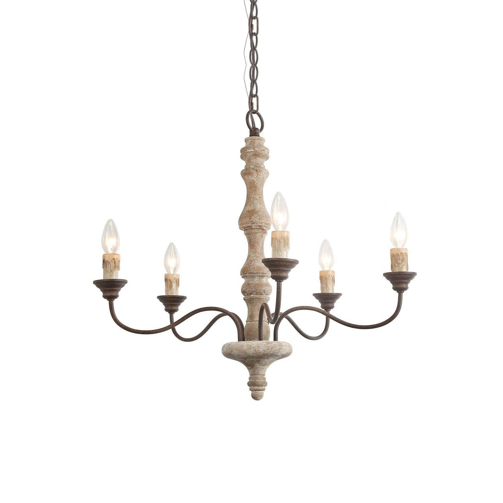Maelaria Wood Chandelier-Moonnatur