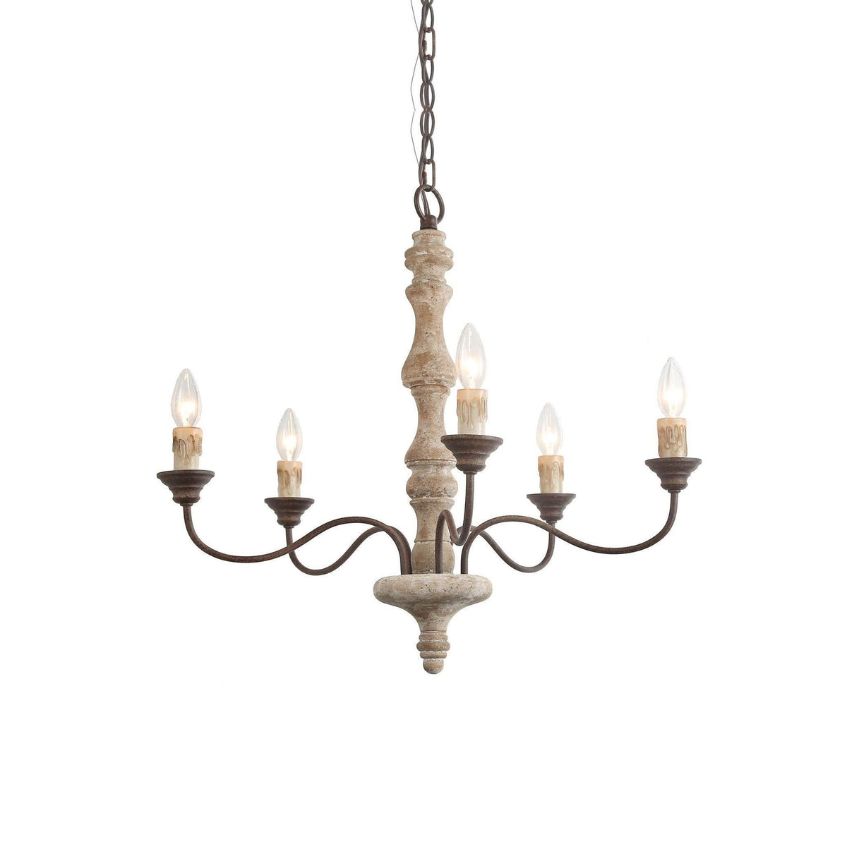 Maelaria Wood Chandelier-Moonnatur