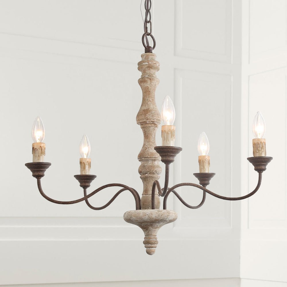 Maelaria Wood Chandelier-Moonnatur