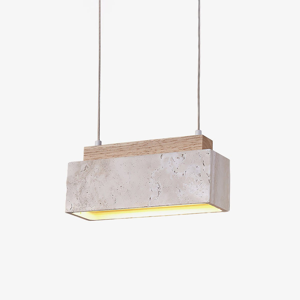 Norrelaria Travertine Pendant Light-Moonnatur
